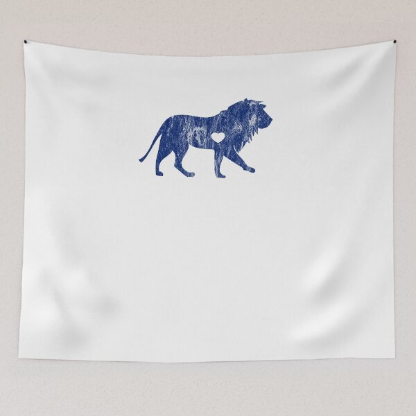 Item preview, Lion Lion Lover Big Cat Sports Team Mascots I Love Lions Blue designed and sold by KNUXX Shop.