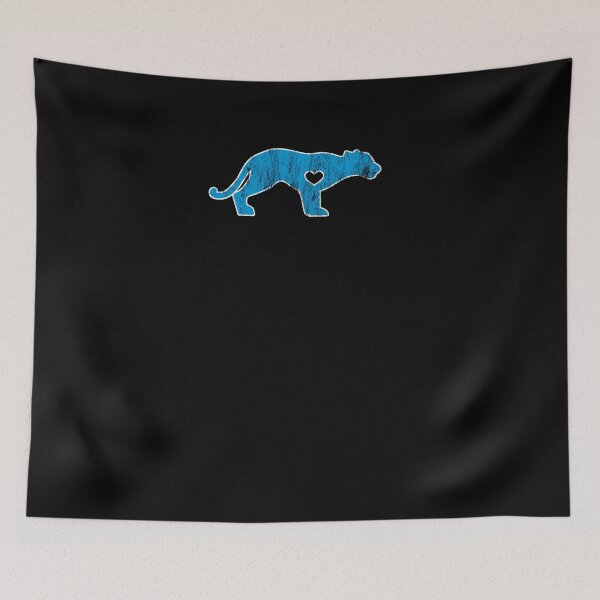 Item preview, Panther Mountain Lion Puma Big Cat Sports Mascot I Love Panther Blue designed and sold by KNUXX Shop.