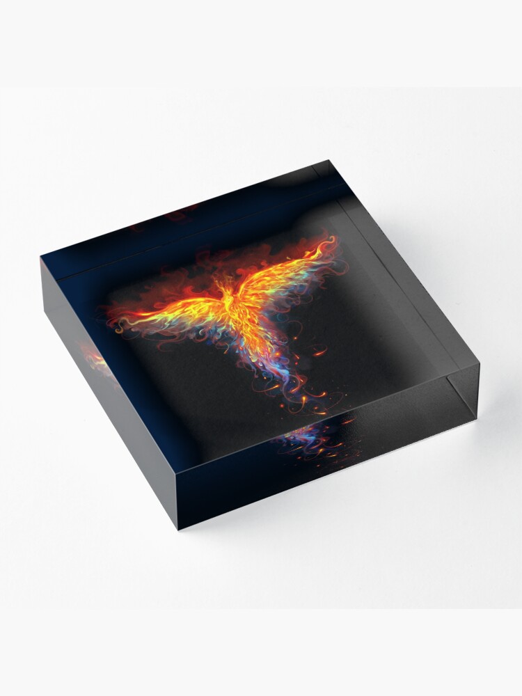 Alternate view of Phoenix Acrylic Block