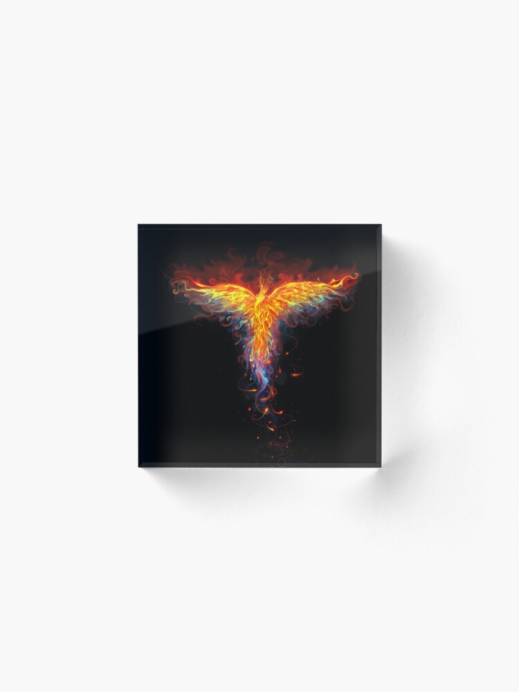 Alternate view of Phoenix Acrylic Block