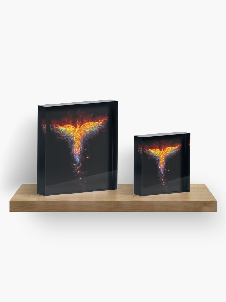 Alternate view of Phoenix Acrylic Block