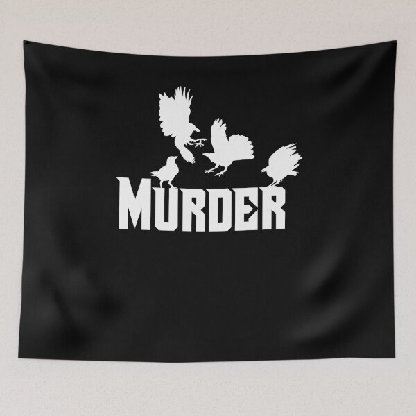 Item preview, Reading Classic Literature Book Lover Authors Murder of Ravens Crows White designed and sold by KNUXX Shop.