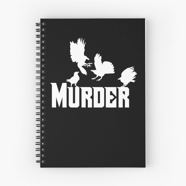 Item preview, Reading Classic Literature Book Lover Authors Murder of Ravens Crows White designed and sold by KNUXX Shop.