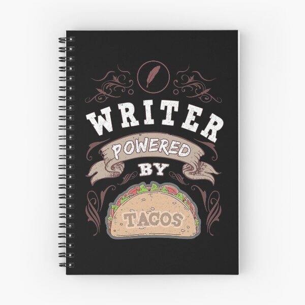 Item preview, Writing Writing Books Self Publishing Authors Writer Powered by Tacos Funny Writing designed and sold by KNUXX Shop.