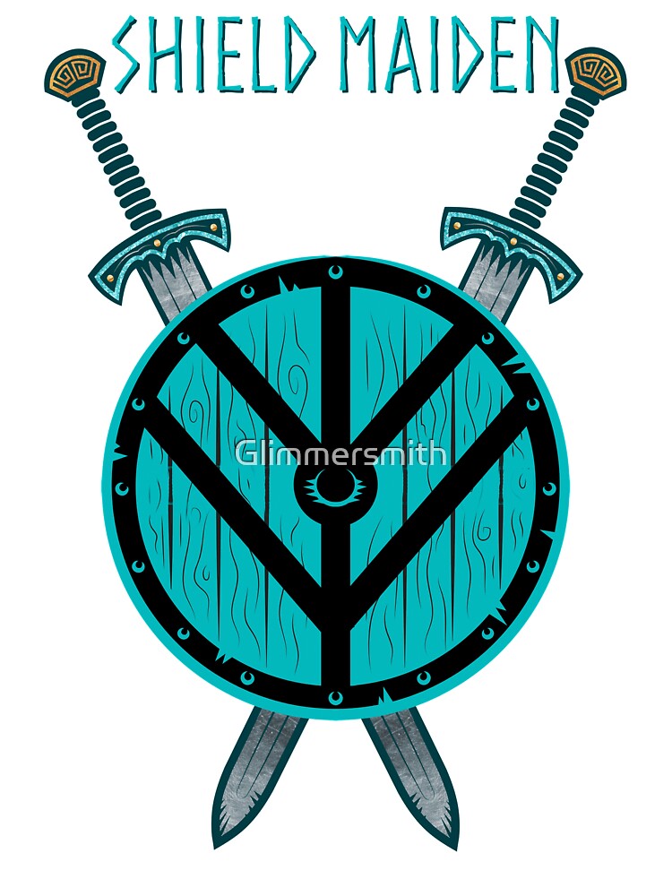 Viking Shield Maiden Badass Women Warriors Baby One Piece By Glimmersmith Redbubble