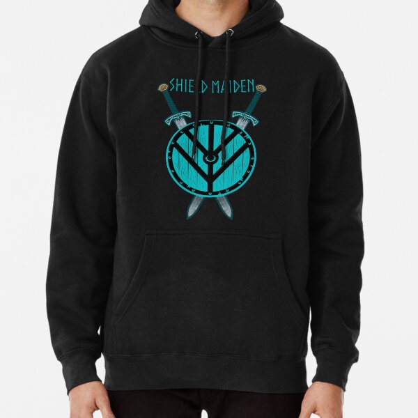 Viking Shield Maiden Badass Women Warriors Pullover Hoodie