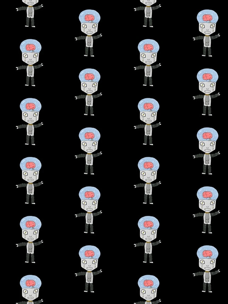 Thumbnail 4 of 4, iPhone Case, Brain Bot designed and sold by SpacemanSam13.