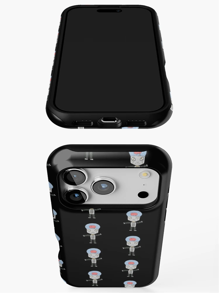 Thumbnail 3 of 4, iPhone Case, Brain Bot designed and sold by SpacemanSam13.