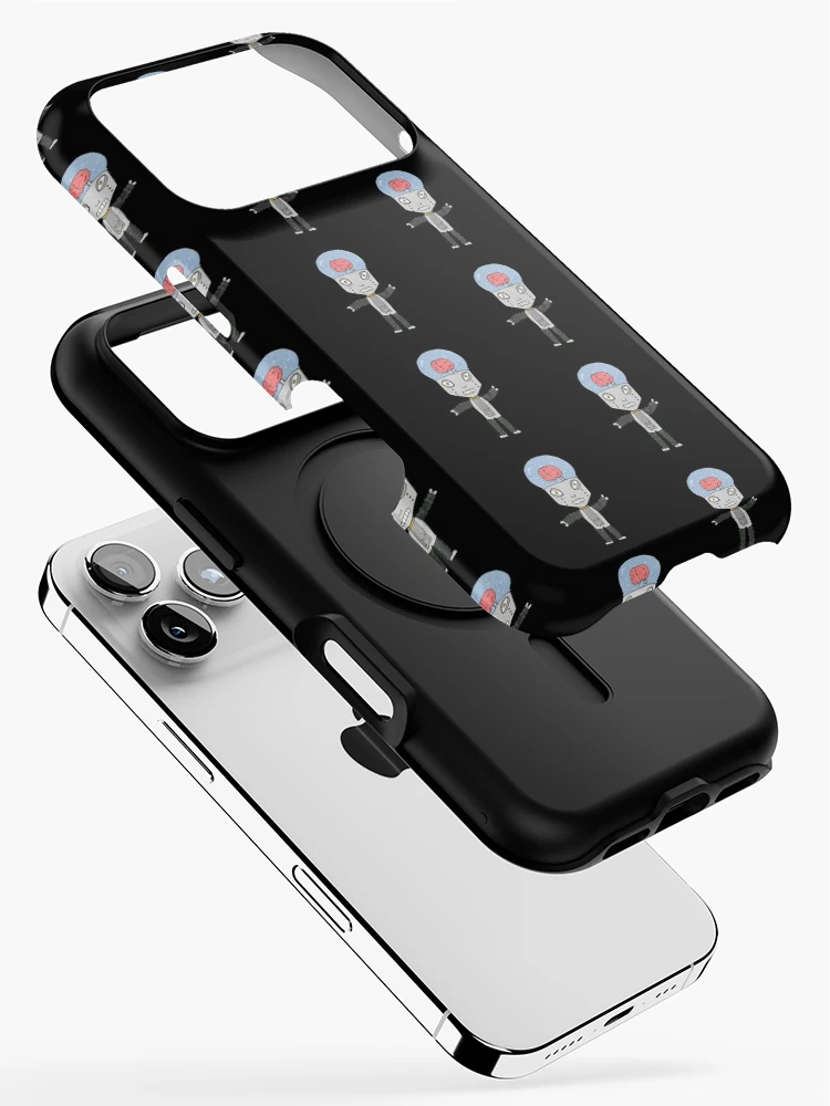Thumbnail 2 of 4, iPhone Case, Brain Bot designed and sold by SpacemanSam13.