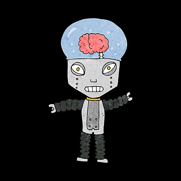Artwork thumbnail, Brain Bot by SpacemanSam13