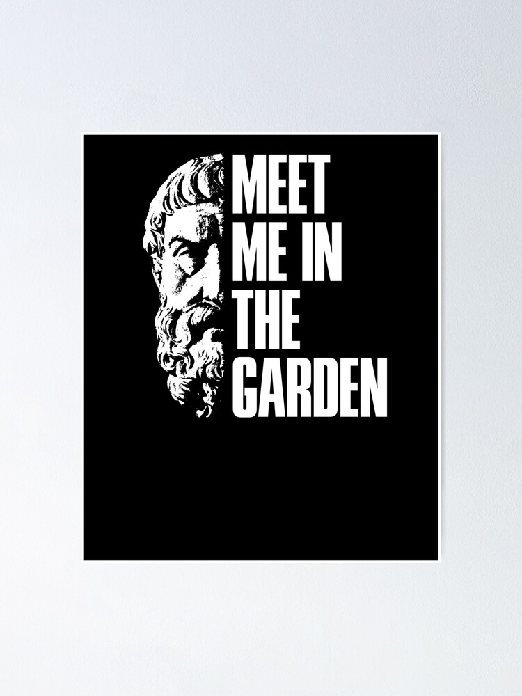 &quot;Epikur triff mich im Garten Geschenk der Philosophie