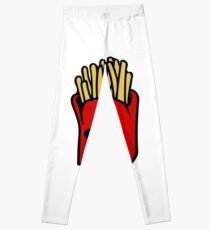 French fries Leggings