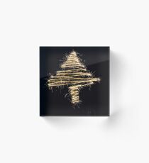 Christimas tree t-shirt Acrylic Block