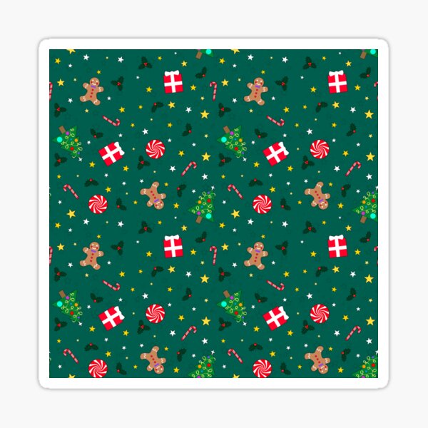 Christmas Holidays - Green Sticker
