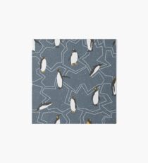 Penguin and Snow Pattern Art Board