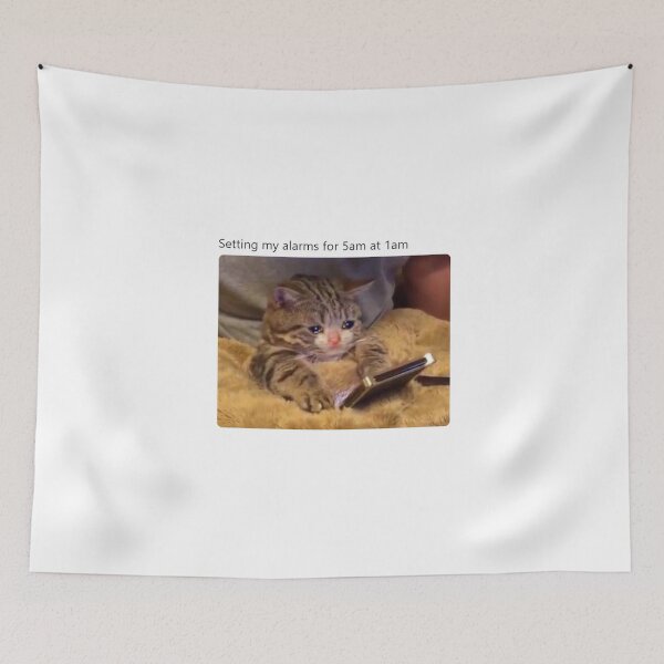Item preview, setting alarm /me_irl designed and sold by gingrjim.