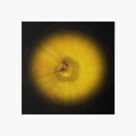 Flower and Bee II Art Board Print