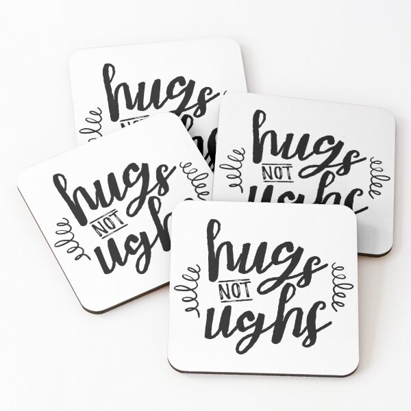 Item preview, Hugs Not Ughs designed and sold by Allison Manson.