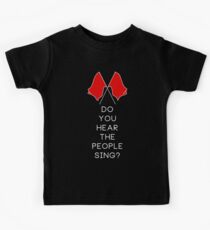 Do you hear the people sing? - BLACK Kids Tee