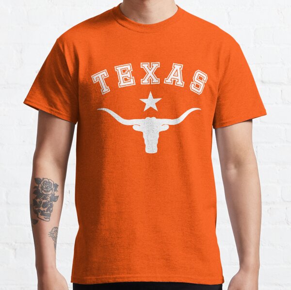 The lone star and the longhorn bull - Texas symbols Classic T-Shirt