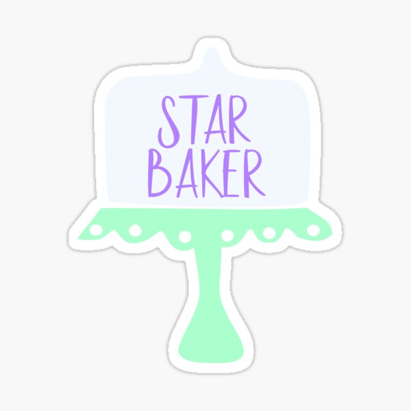 Item preview, Star Baker, Great British Bake Off Design, GBBO designed and sold by FreckledBliss.