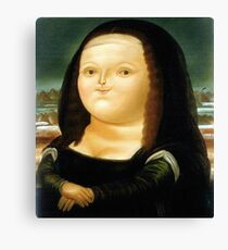 Fat Mona Lisa Leinwanddruck