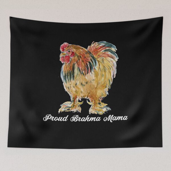 Item preview, Funny Brahma Chicken - Proud Brahma Mama  - Chicken Painting - Funny Chicken designed and sold by Galvanized.