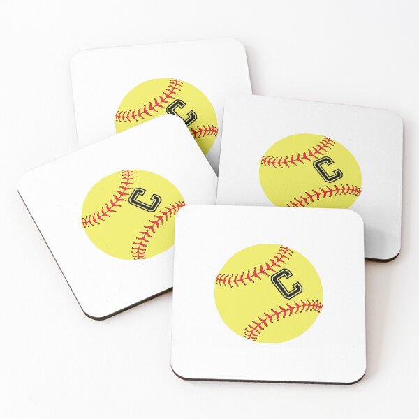 Item preview, Softball Player Gifts Jersey Name C Initial Letter "C" Monogram Personalized Back Number Ball Sport Signature Sticker Gift designed and sold by theshirtinator.