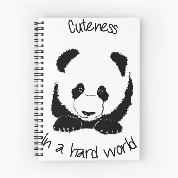Item preview, cuteness in a hard world panda designed and sold by PTeeFrench.