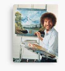 Bob Ross Painting Canvas Print