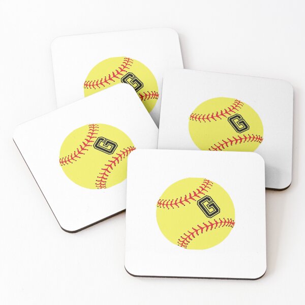 Item preview, Softball Player Gifts Jersey Name G Initial Letter "G" Monogram Personalized Back Number Ball Sport Signature Sticker Gift designed and sold by theshirtinator.