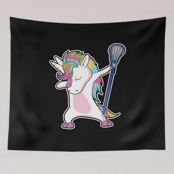 Item preview, Dabbing Unicorn Lacrosse designed and sold by designeclipse.
