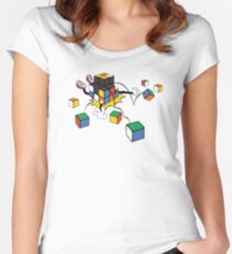 magic cube fall Women's Fitted Scoop T-Shirt