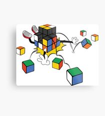 magic cube fall Metal Print