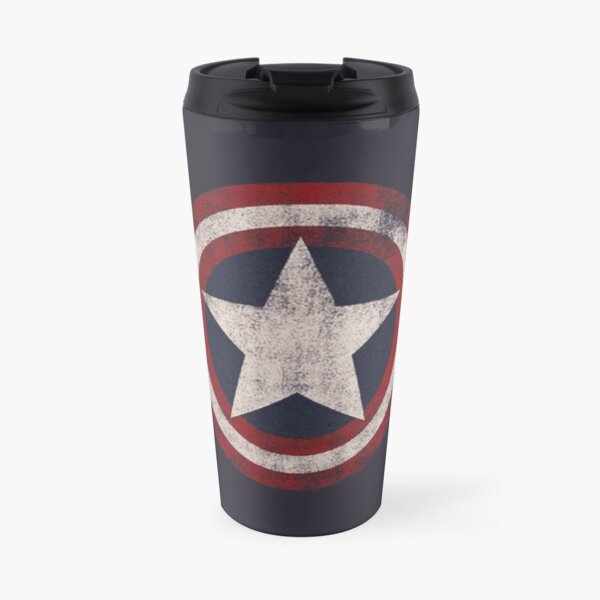 America Hero Shield- Usa flag Travel Mug