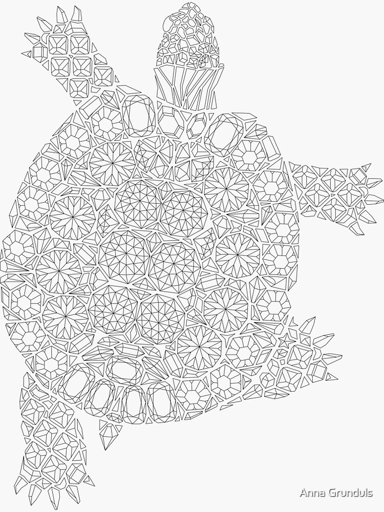 turtle coloring page gifts  merchandise  redbubble