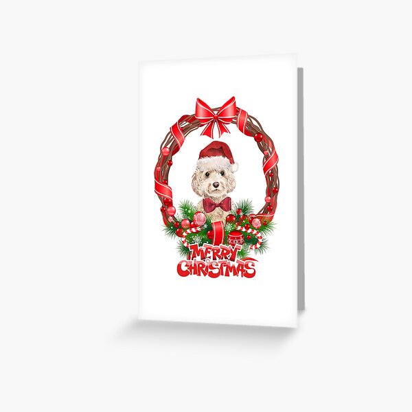 Item preview, Funny Cockapoo christmas T-shirt, Also called Noël, Nativity, Xmas, Yule. designed and sold by rachimariposa.