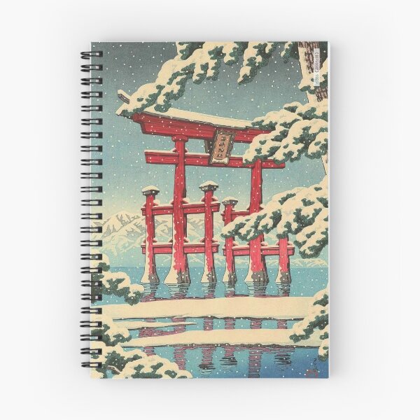 Item preview, Miyajima in Snow Hasui Kawase shin hanga art designed and sold by RBEnt.