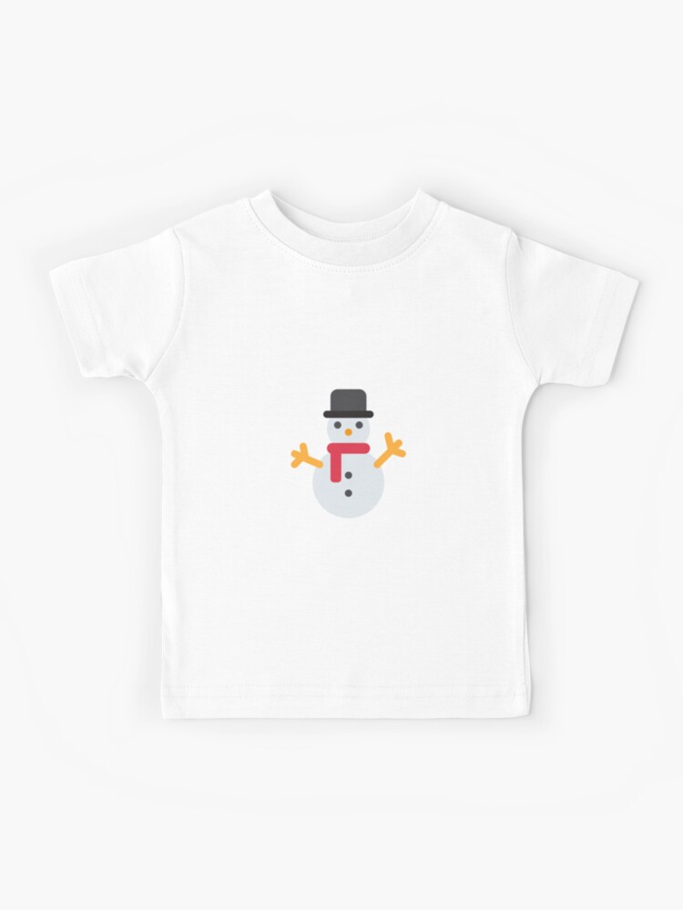Snowman Long Sleeve T-Shirt in White - Small