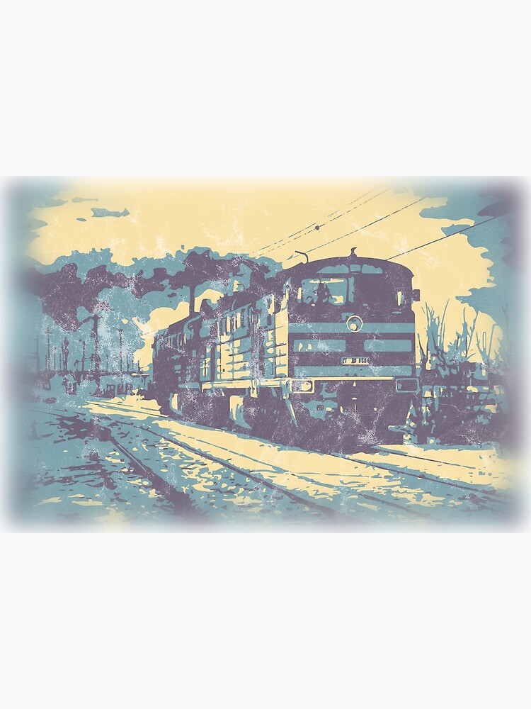 Three Colour Railway Train by modelrailway
