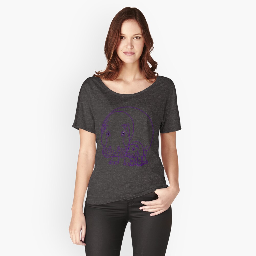 Aperçu de l'œuvre T-shirt coupe relax créée et vendue par Hippopottermiss.