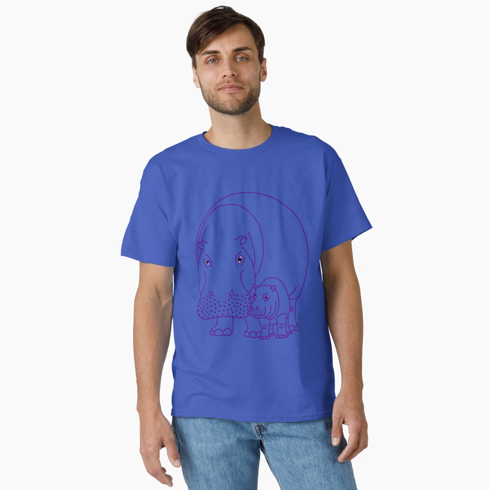 Aperçu de l'œuvre T-shirt classique créée et vendue par Hippopottermiss.