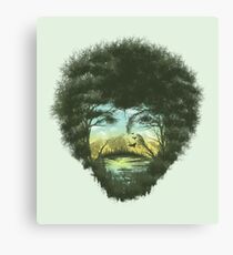 Bob Ross Tree Canvas Print