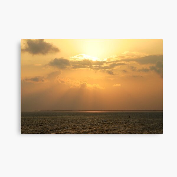 Sunset off Florida Coast Canvas Print