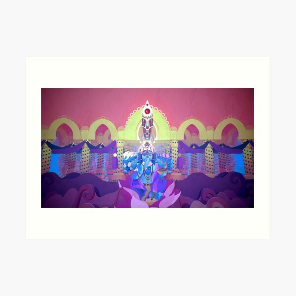 Lord Ganesha - Paper Cutout Art Print