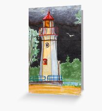 Cheboygan Light House Greeting Card