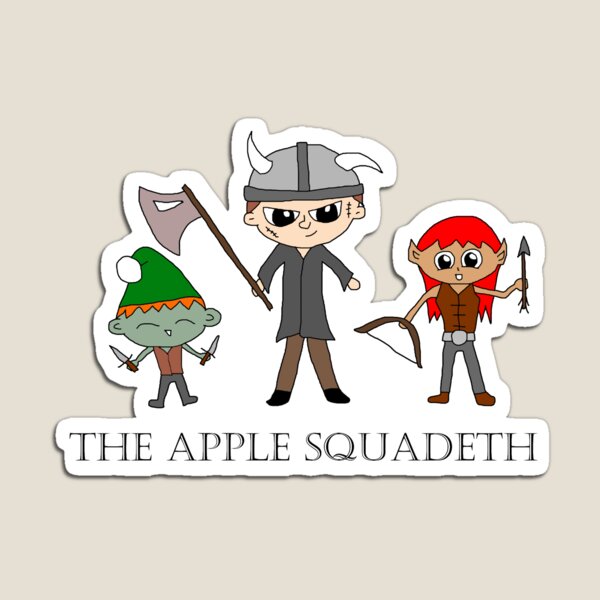 Apple Squadeth Chibi Magnet