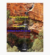 Kings Canyon Outback Australia Group Banner Photographic Print