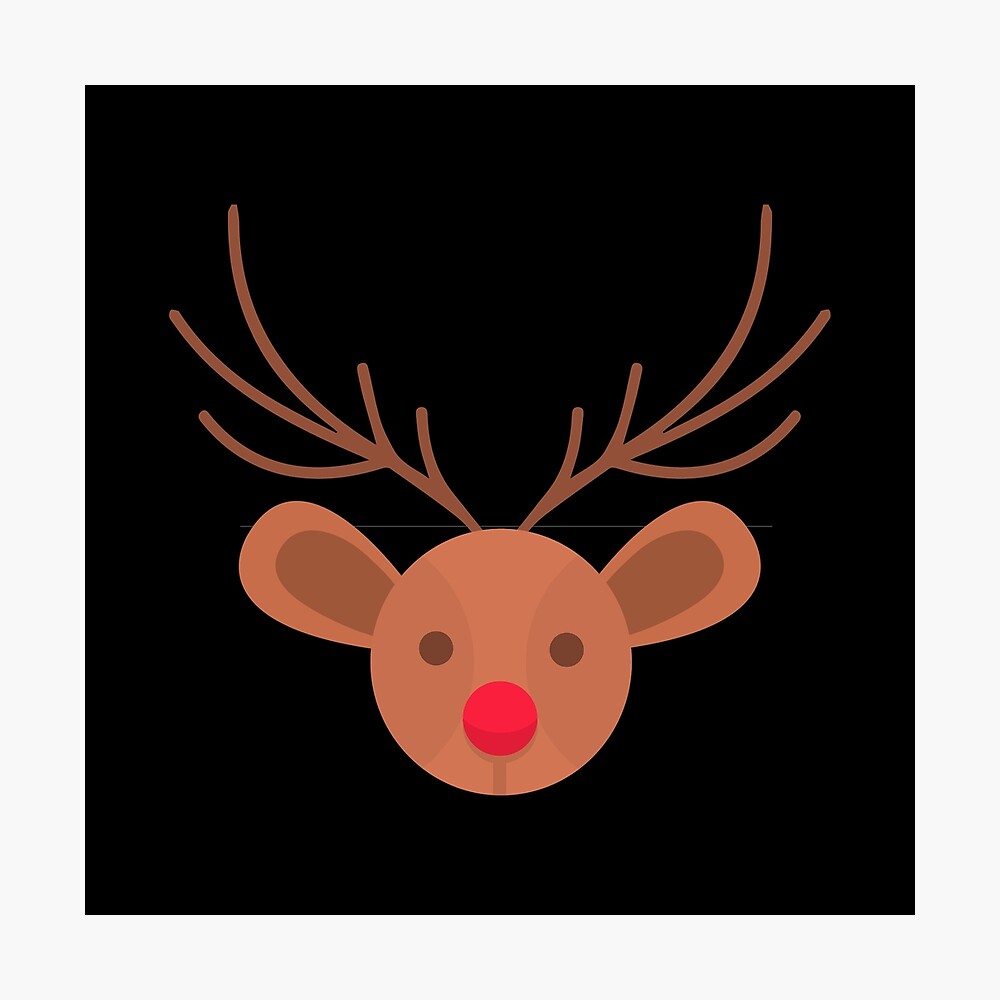Cute Cartoon Reindeer Face Cute Cartoon Reindeer Face