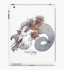 MorbidiTea - Earl Grey with Ram Skull iPad Case/Skin